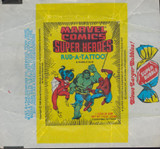 1980 DONRUSS MARVEL COMICS SUPER HEROES TATTOO WRAPPER   #*sku17488
