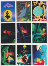 1991 Pro Set Little Mermaid Set 90 w/ 5 Chase Cards   #*