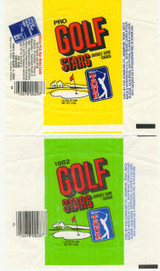 1981 & 1982 GOLF WRAPPERS LOT OF 2    #*sku29270