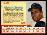 1962 Post Cereal #173 Roberto Clemente VAR Near Mint  ID: 234600