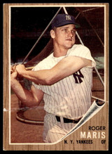 1962 Topps #1 Roger Maris Good  ID: 232629