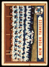 1957 Topps #97 Yankees Team Excellent 