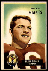 1955 Bowman #7 Frank Gifford Ex-Mint 1955 Bowman #7 Frank Gifford Ex-Mint