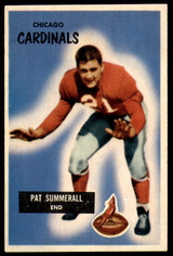 1955 Bowman #52 Pat Summerall Excellent+ RC Rookie  ID: 243861