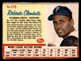 1962 Post Cereal #173 Roberto Clemente VAR Very Good Red Lines  ID: 297910