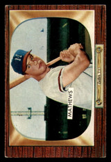 1955 Bowman #103 Eddie Mathews Very Good  ID: 275066