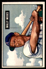 1951 Bowman #261 Wally Moses Excellent+ 1951 Bowman #261 Wally Moses Excellent+