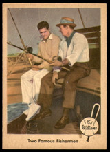 1959 Fleer Ted Williams #67 Two Famous Fishermen Ex-Mint  ID: 211234