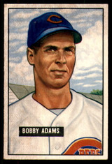 1951 Bowman #288 Bobby Adams Excellent+ 1951 Bowman #288 Bobby Adams Excellent+