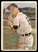 1957 Topps #125 Al Kaline G-VG  ID: 235438