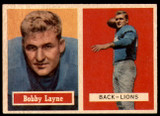 1957 Topps #32 Bobby Layne Excellent+  ID: 252515