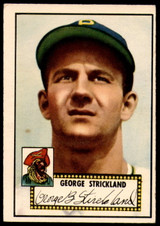 1952 Topps #197 George Strickland Excellent+ RC Rookie ID: 250965 1952 Topps #197 George Strickland Excellent+ RC Rookie ID: 250965