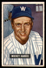 1951 Bowman #311 Mickey Harris Excellent 