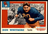 1955 Topps All American #99 Don Whitmire Excellent+ SP 