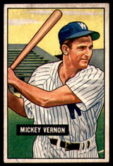 1951 Bowman #65 Mickey Vernon Excellent+ ID: 209863 1951 Bowman #65 Mickey Vernon Excellent+ ID: 209863