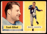 1957 Topps #88 Frank Gifford VG-EX 