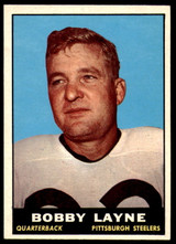 1961 Topps #104 Bobby Layne Ex-Mint  ID: 252749