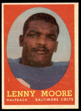 1958 Topps #10 Lenny Moore Ex-Mint  ID: 225656