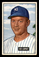 1951 Bowman #218 Ed Lopat Very Good 1951 Bowman #218 Ed Lopat Very Good