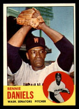 1963 Topps #497 Bennie Daniels Ex-Mint  ID: 300308
