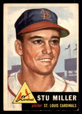 1953 Topps #183 Stu Miller Excellent RC Rookie 