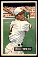 1951 Bowman #245 Johnny Berardino Very Good RC Rookie ID: 210043 1951 Bowman #245 Johnny Berardino Very Good RC Rookie ID: 210043