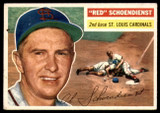 1956 Topps #165 Red Schoendienst Very Good  ID: 254313