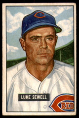 1951 Bowman #322 Luke Sewell MG Very Good High Number 1951 Bowman #322 Luke Sewell MG Very Good High Number