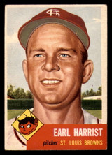 1953 Topps #65 Earl Harrist Excellent+ 