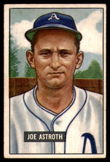 1951 Bowman #298 Joe Astroth Very Good RC Rookie High Number  ID: 227257