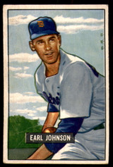 1951 Bowman #321 Earl Johnson Very Good High Number  ID: 227283