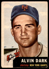 1953 Topps #109 Alvin Dark UER G-VG ID: 227898 1953 Topps #109 Alvin Dark UER G-VG ID: 227898