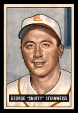 1951 Bowman #21 George Stirnweiss Excellent+ 1951 Bowman #21 George Stirnweiss Excellent+