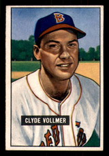 1951 Bowman #91 Clyde Vollmer Excellent  ID: 298205