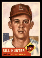 1953 Topps #166 Billy Hunter Very Good RC Rookie ID: 296016 1953 Topps #166 Billy Hunter Very Good RC Rookie ID: 296016