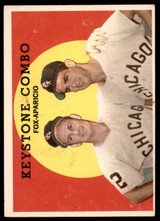 1959 Topps #408 Nellie Fox/Luis Aparicio Keystone Combo Very Good  ID: 261098