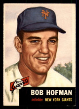 1953 Topps #182 Bobby Hofman Excellent 