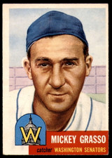 1953 Topps #148 Mickey Grasso Poor  ID: 252932