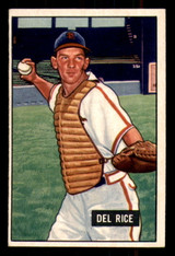 1951 Bowman #156 Del Rice Excellent+ 1951 Bowman #156 Del Rice Excellent+