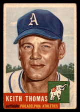 1953 Topps #129 Keith Thomas VG-EX RC Rookie 1953 Topps #129 Keith Thomas VG-EX RC Rookie