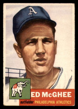 1953 Topps #195 Ed McGhee VG-EX RC Rookie 1953 Topps #195 Ed McGhee VG-EX RC Rookie