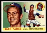 1955 Topps #23 Jack Parks UER Ex-Mint RC Rookie  ID: 297252