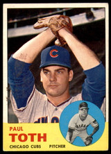 1963 Topps #489 Paul Toth VG-EX RC Rookie  ID: 265023