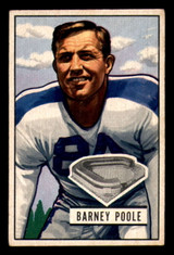1951 Bowman #9 Barney Poole Excellent 1951 Bowman #9 Barney Poole Excellent