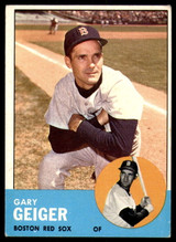 1963 Topps #513 Gary Geiger VG-EX 