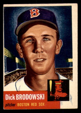 1953 Topps #69 Dick Brodowski Very Good  ID: 300947