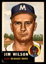 1953 Topps #208 Jim Wilson Very Good  ID: 296116