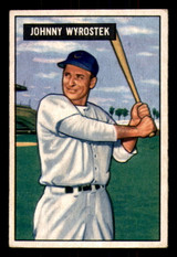 1951 Bowman #107 Johnny Wyrostek Excellent 1951 Bowman #107 Johnny Wyrostek Excellent