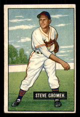 1951 Bowman #115 Steve Gromek Excellent ID: 298228 1951 Bowman #115 Steve Gromek Excellent ID: 298228