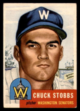 1953 Topps #89 Chuck Stobbs DP Excellent+ 1953 Topps #89 Chuck Stobbs DP Excellent+